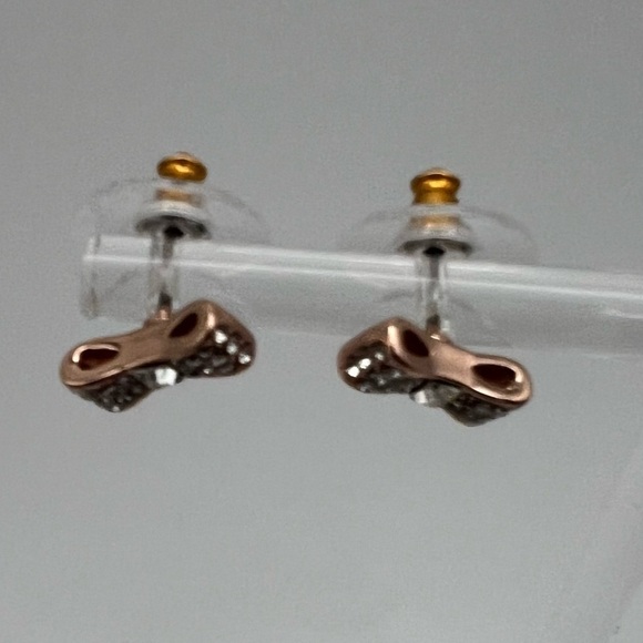 Kate Spade Ready Set Bow pave Bow Studs- New - Picture 4 of 9